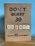 Image result for 30th Birthday Card Ideas