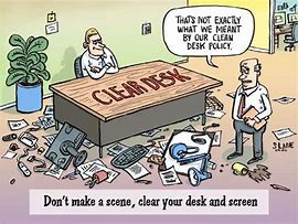 Image result for Keeping Office Clean Cartoon
