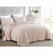 Image result for Pink Quilt with White Pom Poms