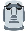 Image result for Moai Emoji Bruh