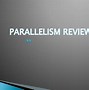 Image result for Anaphora vs Parallelism