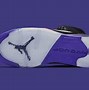 Image result for Jordan 5 Purple White