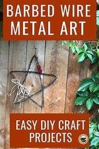 Image result for Craft Ideas Barb Wire