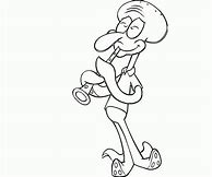 Image result for Handsome Squidward Coloring Page
