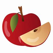 Image result for Big Apple with Slices Clip Art