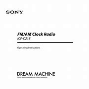 Image result for Sony Clock Radio ICF-C218