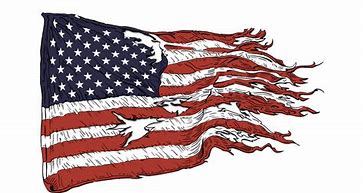 Image result for Tattered and Torn American Flag Drawing