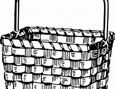 Image result for Grocery Basket Clip Art Black and White