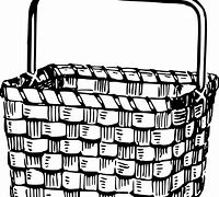 Image result for Flower Basket Clip Art Black and White