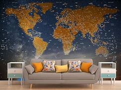 Image result for World Map Wall Decor