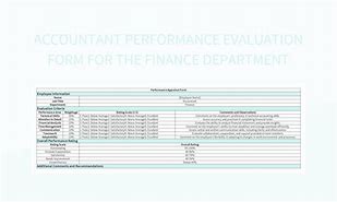 Image result for Self-Evaluation On Finance Department Template