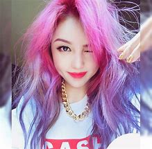 Image result for Korean Ulzzang Girl Purple Hair