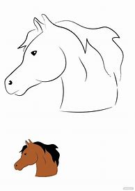 Image result for Horse Head Coloring