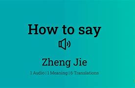 Image result for co_oznacza_zheng_jie