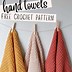 Image result for Crochet Hand Towel Pattern