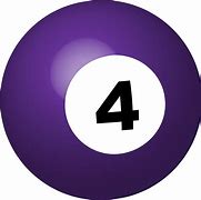 Image result for Pool Ball Number 4