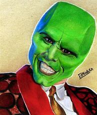 Image result for Jim Carrey Mask Drawing