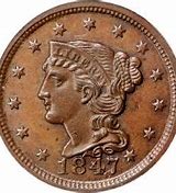 Image result for 1847 Penny