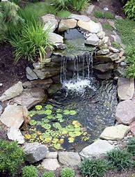 Image result for Back Yard Waterfalls Ideas