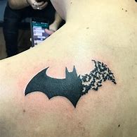 Image result for Bat Symbol Tattoo