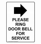 Image result for Ring Bell Signs to Print