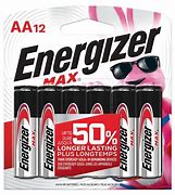 Image result for Energizer AA Batteries 12 Pack