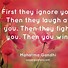 Image result for Ignore Enemies Quote