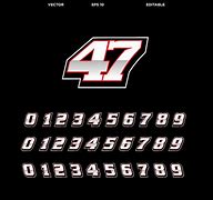 Image result for Racing Number Fonts
