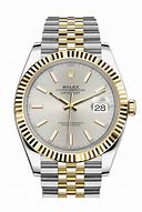 Image result for Rolex Silver and Gold