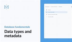 Image result for Difference Between Data and Metadata