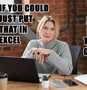 Image result for Excel Is Not a Database Meme