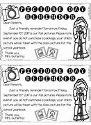 Image result for Picture Day Reminder Funny