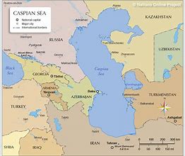 Image result for Middle East Map Caspian Sea
