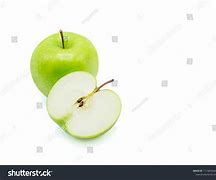 Image result for Full Green Apple with Half Cut
