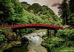 Image result for Red Bridge Nikko Japan
