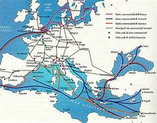 Image result for Trade Routes in Italy