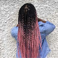 Image result for Pink Ombre Box Braids