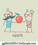 Image result for Eating an Apple Cartoon