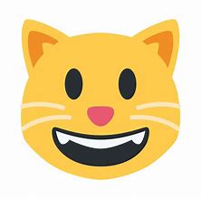 Image result for Black Smiling Cat Emoji
