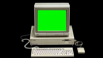 Image result for Computer with Green Screen Collectible