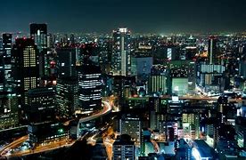 Image result for Osaka Skyline Wallpapers Night