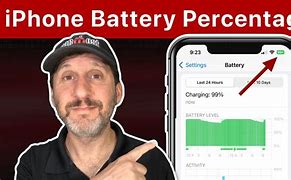 Image result for iPhone 7 Battery Percentage