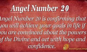 Image result for 20 Angel Number Meaning