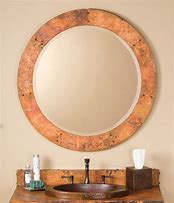 Image result for Round Copper Mirror