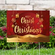 Image result for Christian Christmas Outdoor Signs