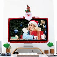 Image result for Computer Monitor Christmas Decorations