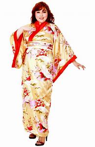 Image result for Gold Japanese Kimono