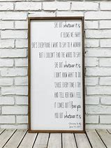 Image result for Song Lyric Signs