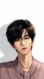 Image result for Korean Anime Boy Long Hair