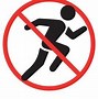 Image result for No Running Sign